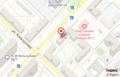 Салон-парикмахерская Дива в Краснооктябрьском районе на карте