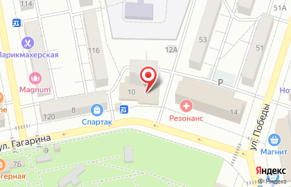 Веб-студия Лидер в Центральном районе на карте