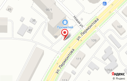 Французская пекарня-кондитерская Bon Ami на улице Лермонтова на карте