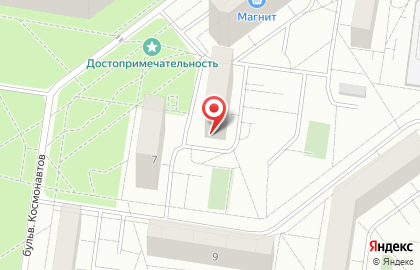 Совет ветеранов Автозаводского района на бульваре Космонавтов на карте