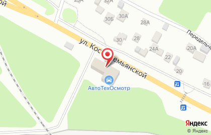 Магазин продуктов в Левобережном районе на карте