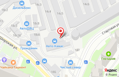 Автосервис Оскар 03 в Лосиноостровском районе на карте