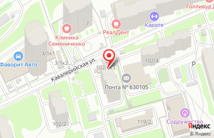 Магазин фруктов и кондитерских изделий на Красном проспекте на карте