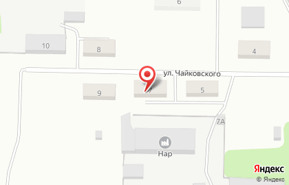 Диполь на улице Чайковского на карте