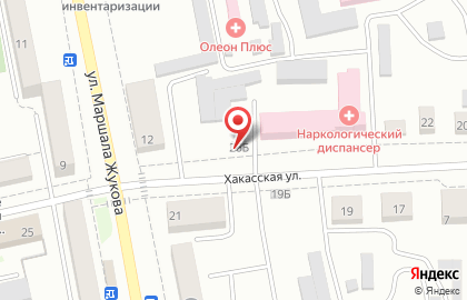 Магазин продуктов 777 на Хакасской улице на карте