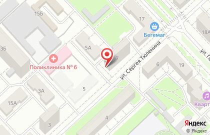 Строительная компания СКС на улице Сергея Тюленина на карте
