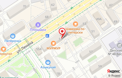 Туристическое агентство Круиз на улице Ленина на карте