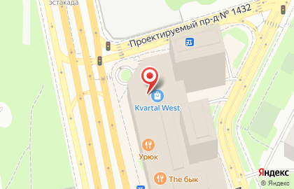 Ресторан быстрого обслуживания Макдоналдс на Аминьевском шоссе на карте