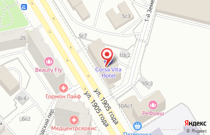 Кулинарная студия Вкусотеррия в Пресненском районе на карте