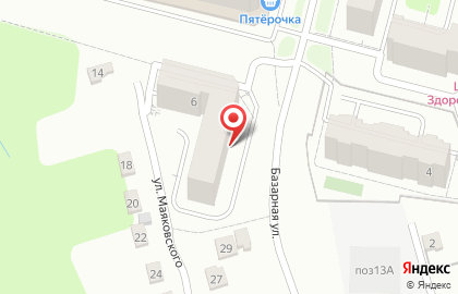 Строящиеся объекты, ООО Старко на Базарной улице на карте