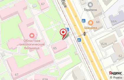 Медицинский информационно-аналитический центр на проспекте Октября на карте