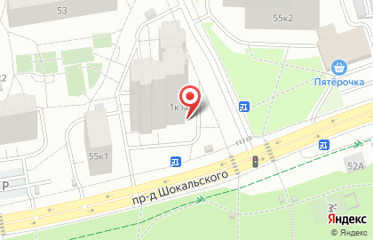 Заревый Проезд на карте