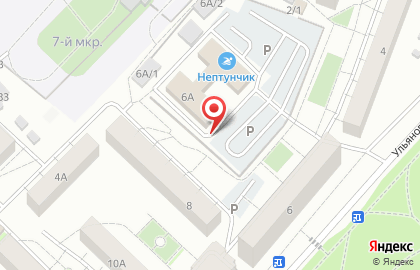 Автостоянка в Красноярске на карте