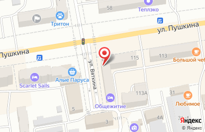 Косметическая компания Faberlic на улице Пушкина на карте