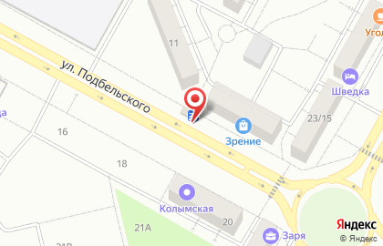 Студия цветов Камелия на Улице Подбельского на карте
