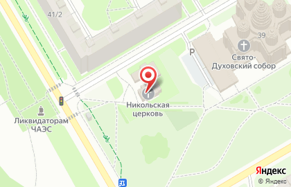 Церковь Святого Николая Чудотворца на карте
