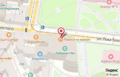 Casual cafe в Петроградском районе на карте