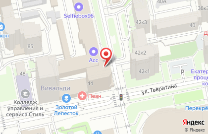 ООО ТехСнаб на улице Тверитина на карте
