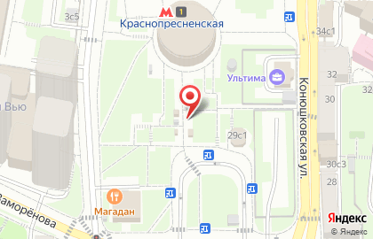 Печать на Баррикадной на карте