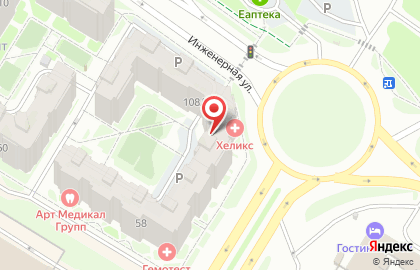 Магазин разливного пива Лит.Ra на Инженерной улице на карте