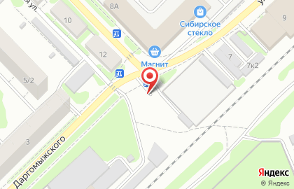 Киоск по продаже кондитерских изделий на улице Даргомыжского на карте