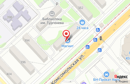 Супермаркет Магнит на Комсомольской улице, 384 на карте