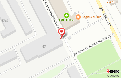 Торговая компания Партия на улице Зайцева на карте