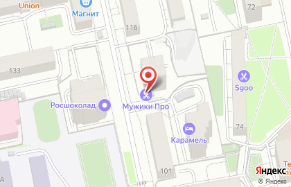 Автомат по продаже питьевой воды Живая вода на площади 1905 года на карте