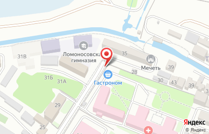 Продовольственный магазин в Кировском районе на карте