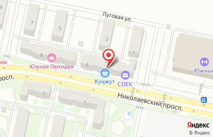 Супермаркет Кунжут на Николаевском проспекте на карте