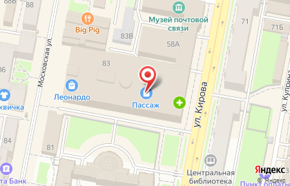 Ювелирный салон Линии любви на Московской улице на карте