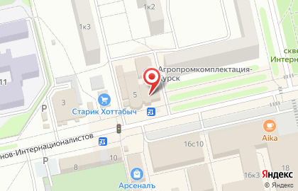 Аптека в Курске на карте