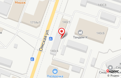 Производственно-торговая компания Производственно-торговая компания на Омской улице на карте
