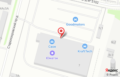 Техцентр Авто-Драйв в Днепропетровском проезде на карте