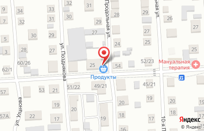 Продовольственный магазин Дальневосточный на карте