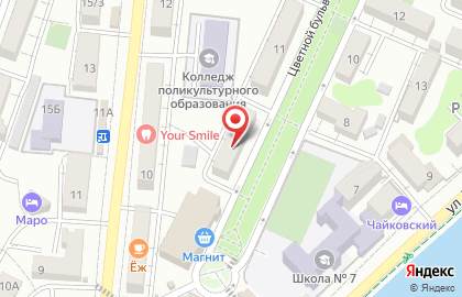 Курьерская служба доставки Курс на карте