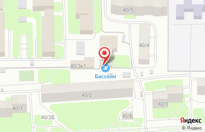 Бассейн в Оренбурге на карте