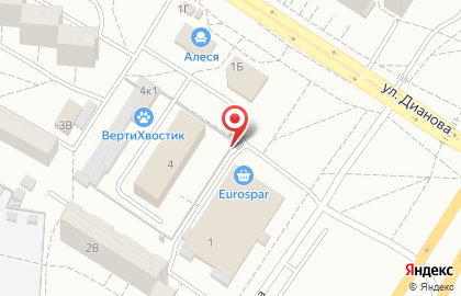 Киоск по продаже печатной продукции Омскпресса в Кировском районе на карте