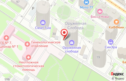 Тульская Кондитерская на карте