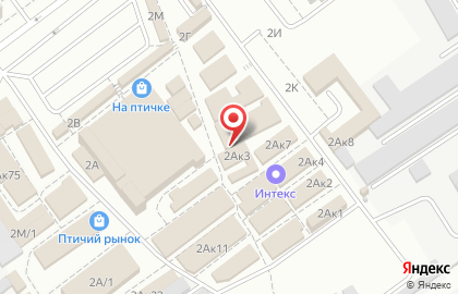 Фирма ТехноСервис на Ново-Вокзальной улице на карте