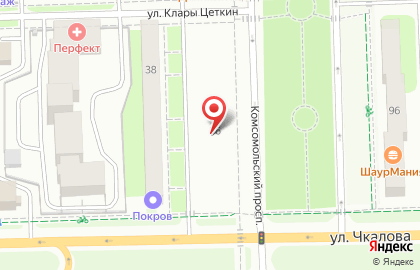 Магазин Хозяюшка на Комсомольском проспекте на карте