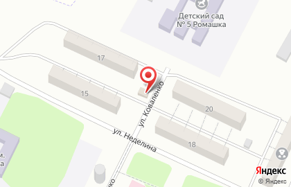 Магазин Околица на улице Коваленко на карте