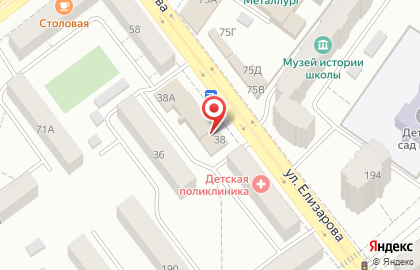 Производственно-строительная компания СтройДомСервис на улице Елизарова на карте