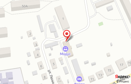 Модус на улице Ленина на карте