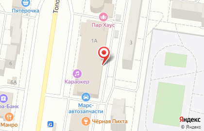 Частная академия эстрадного искусства в Автозаводском районе на карте