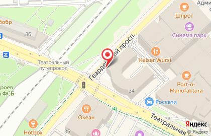 Банкомат Банк Санкт-Петербург на Театральной улице, 34 на карте
