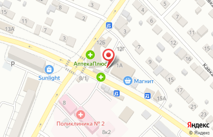 Магазин мясной продукции в Астрахани на карте