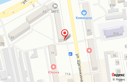 Фирма Май на улице Щетинкина на карте