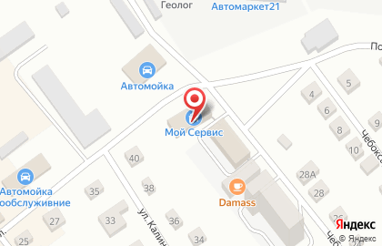 Магазин автозапчастей Автоточка, магазин автозапчастей на Чебоксарской улице на карте