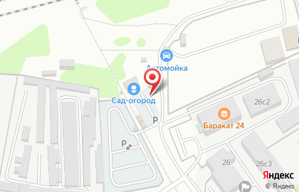 Автостоянка на Заводской, 27 вл1 на карте